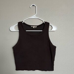 Listicle Brown crop top